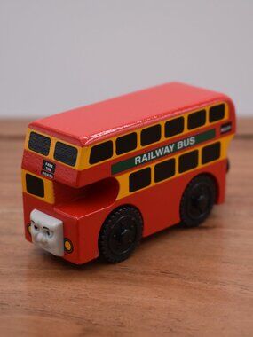 Thomas & Friends Wooden Railway Train Tank Engine - 2003 Bulgy Doubledec…